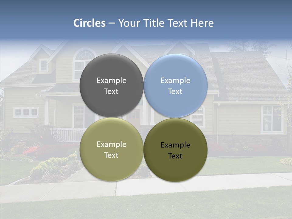 Single One Family Detached PowerPoint Template