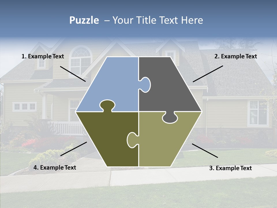 Single One Family Detached PowerPoint Template