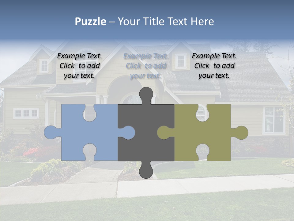 Single One Family Detached PowerPoint Template