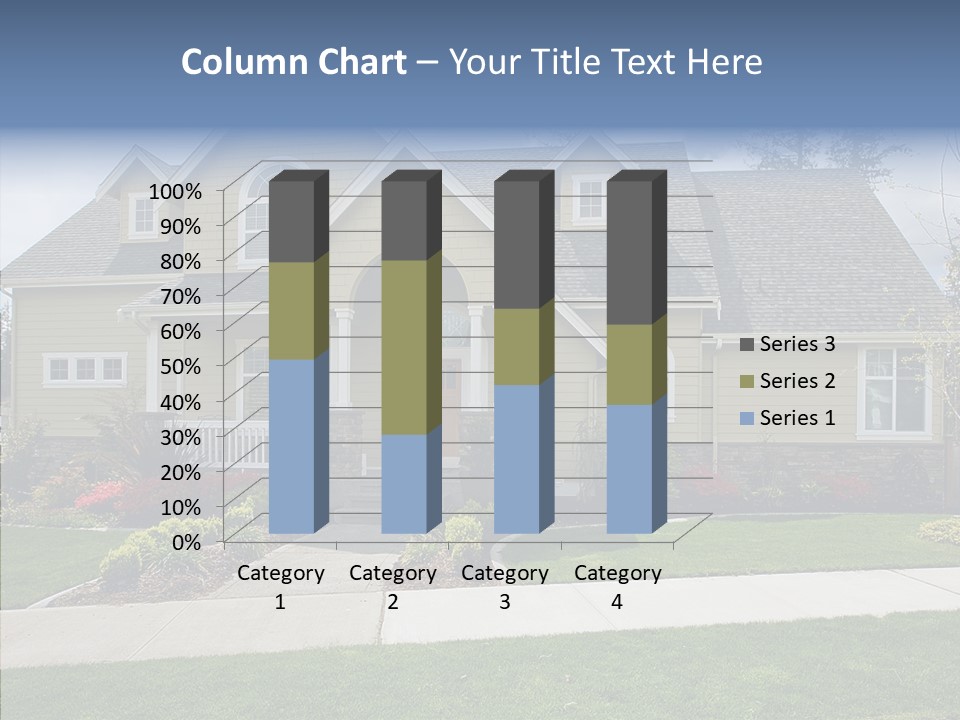 Single One Family Detached PowerPoint Template
