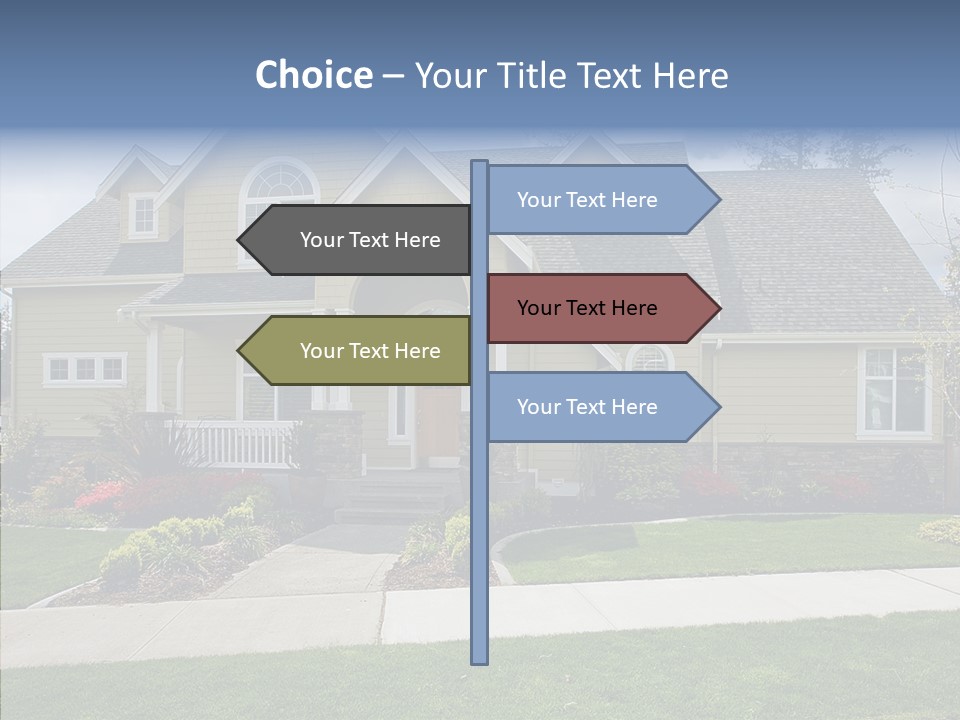 Single One Family Detached PowerPoint Template
