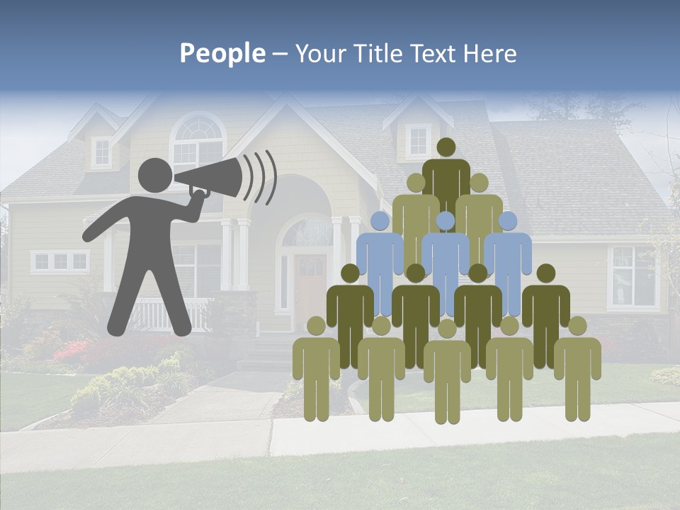 Single One Family Detached PowerPoint Template