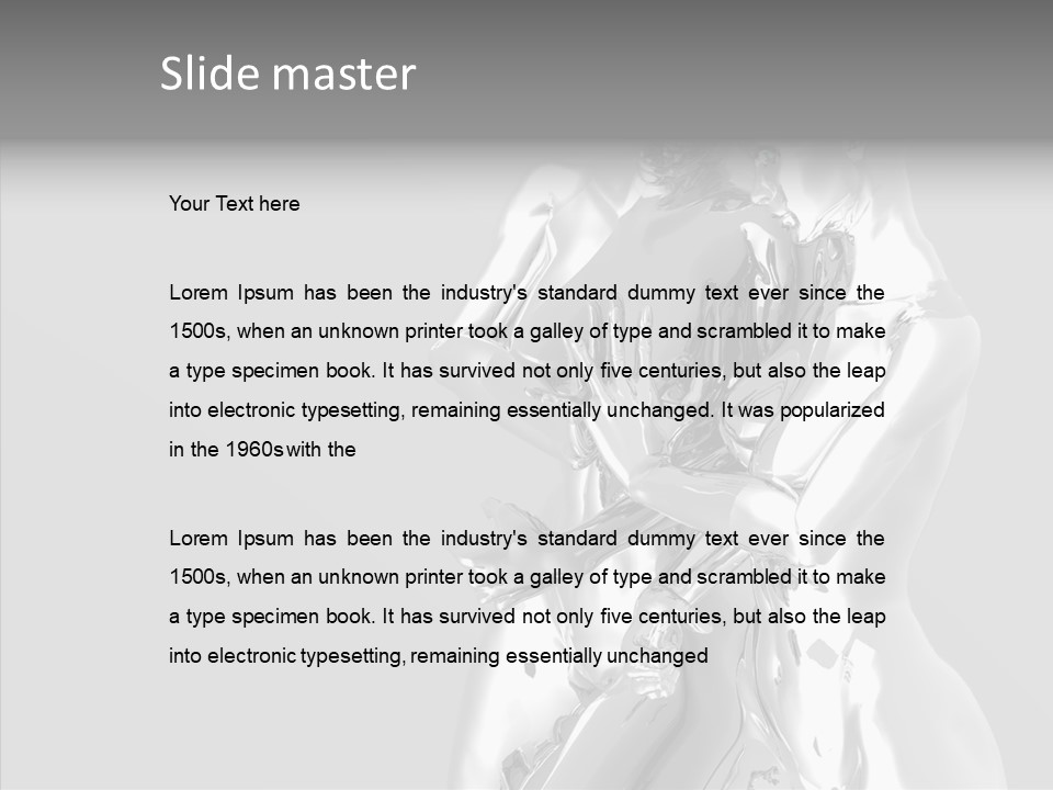 Platinum Young Hot PowerPoint Template