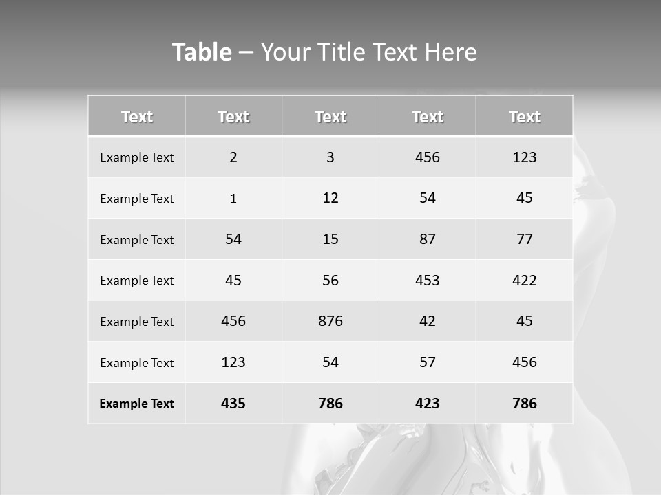 Platinum Young Hot PowerPoint Template