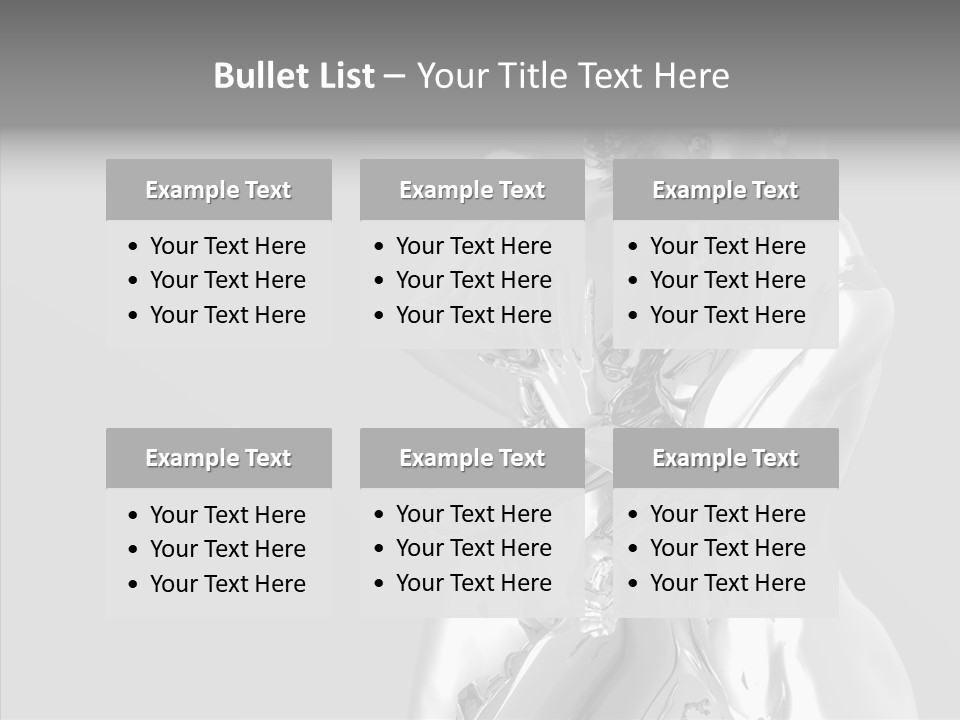 Platinum Young Hot PowerPoint Template