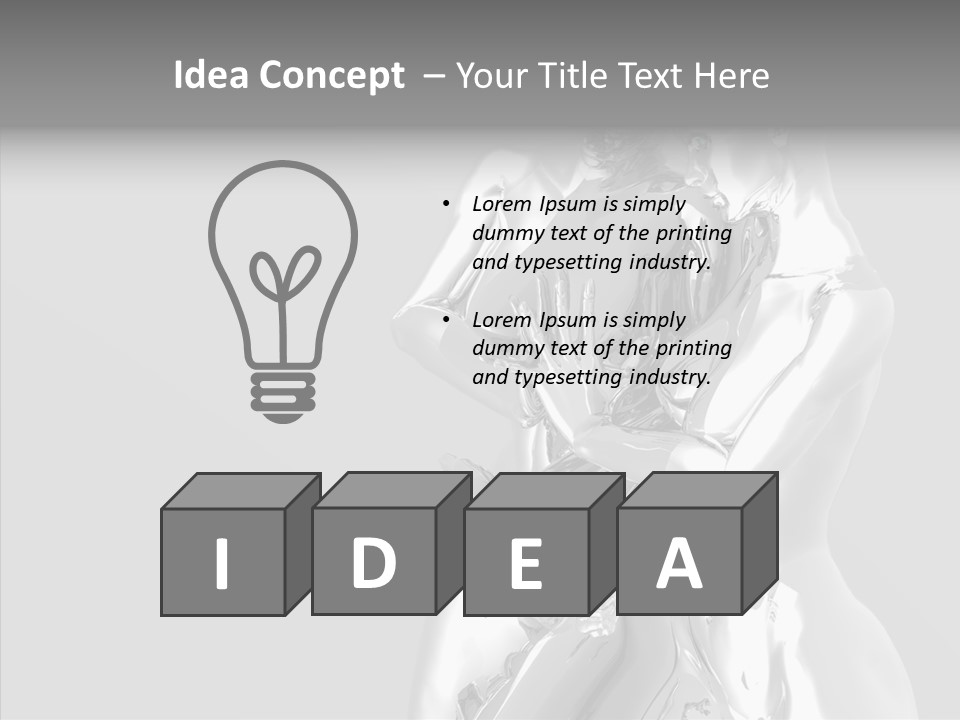 Platinum Young Hot PowerPoint Template