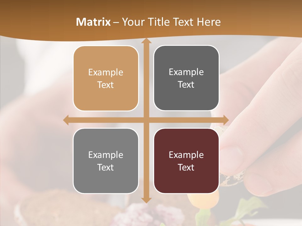 Red Men Cooking PowerPoint Template