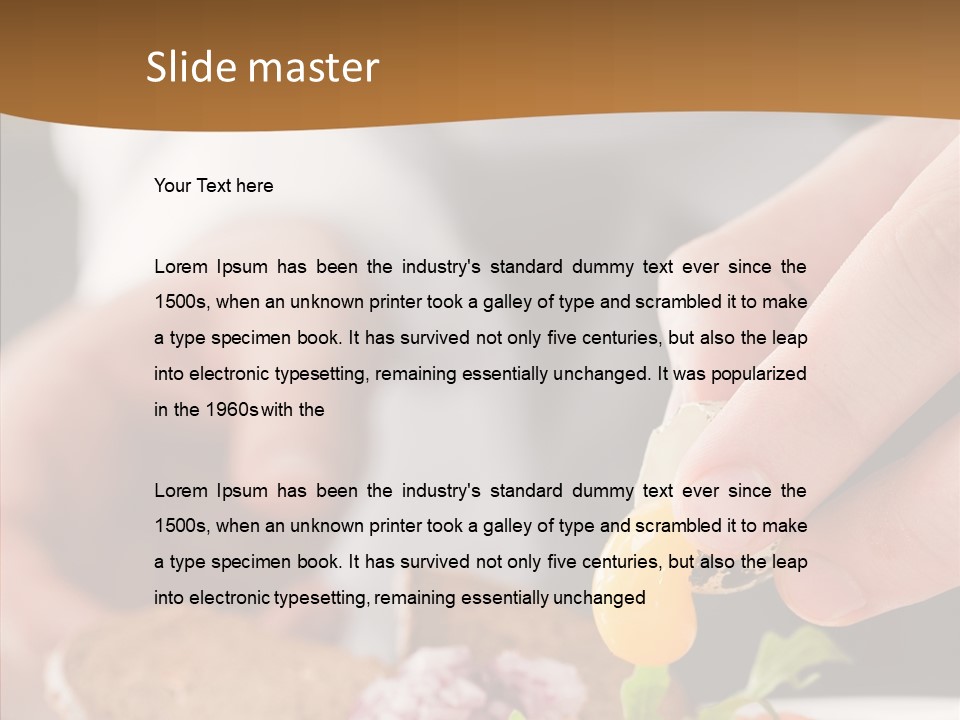 Red Men Cooking PowerPoint Template