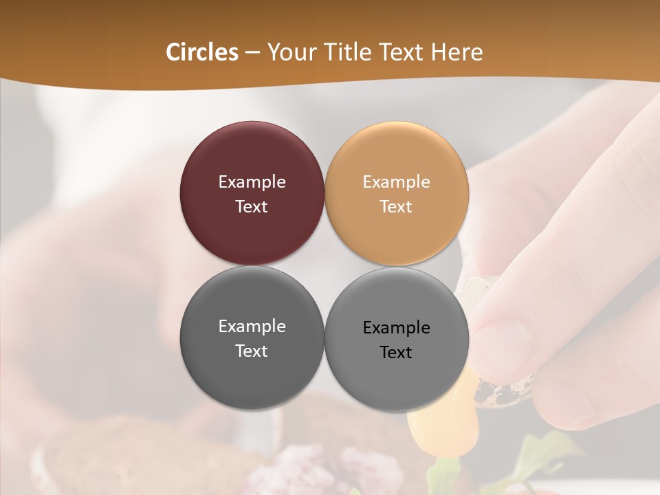 Red Men Cooking PowerPoint Template