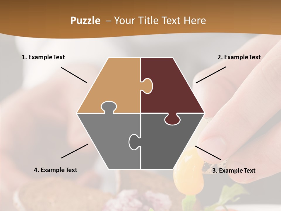 Red Men Cooking PowerPoint Template