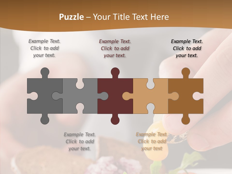 Red Men Cooking PowerPoint Template