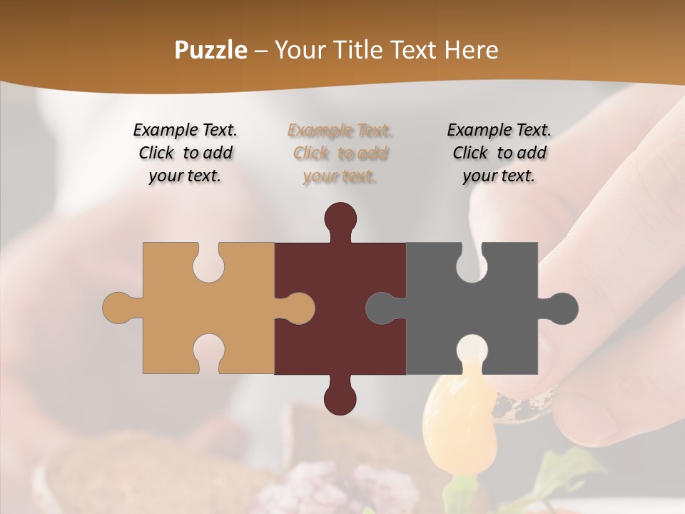 Red Men Cooking PowerPoint Template