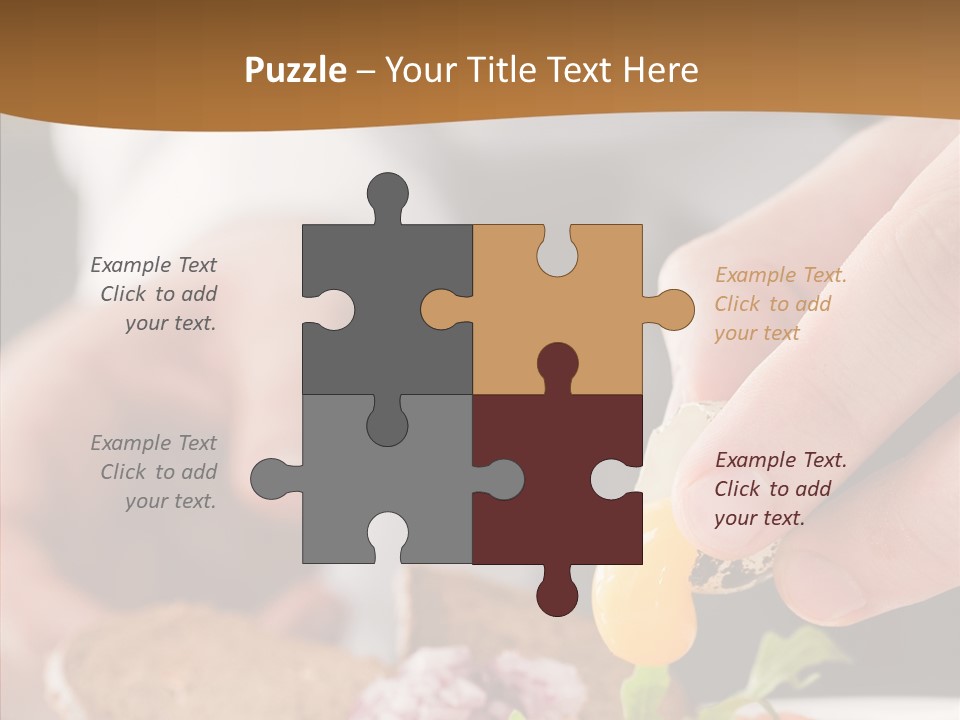 Red Men Cooking PowerPoint Template