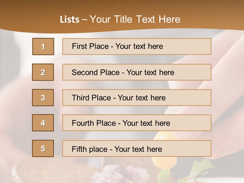 Red Men Cooking PowerPoint Template