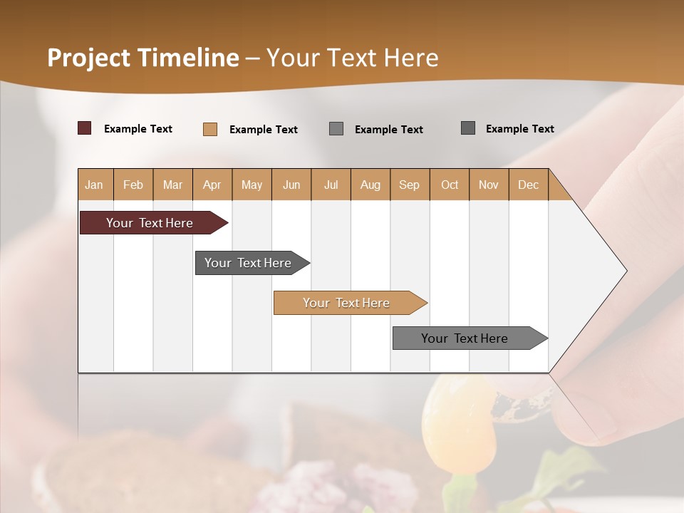 Red Men Cooking PowerPoint Template