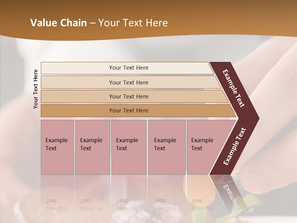 Red Men Cooking PowerPoint Template