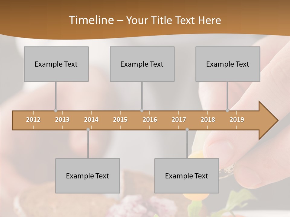 Red Men Cooking PowerPoint Template