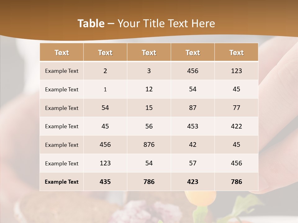 Red Men Cooking PowerPoint Template