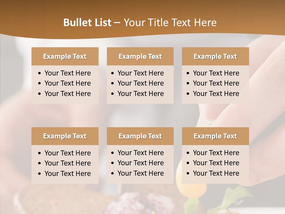 Red Men Cooking PowerPoint Template