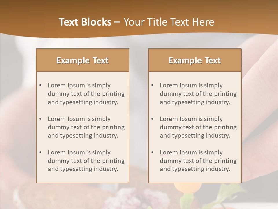 Red Men Cooking PowerPoint Template