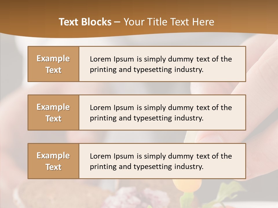 Red Men Cooking PowerPoint Template