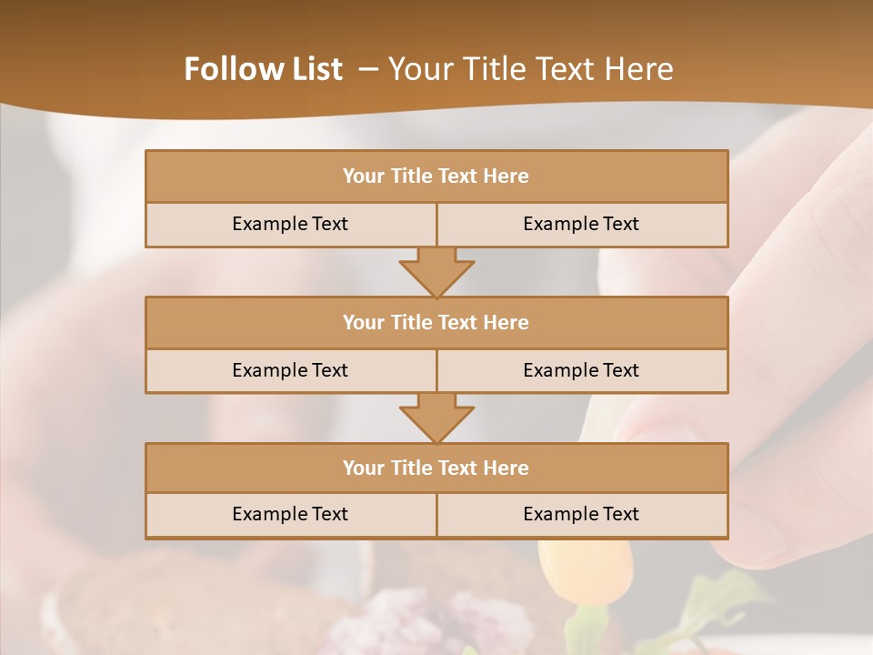 Red Men Cooking PowerPoint Template