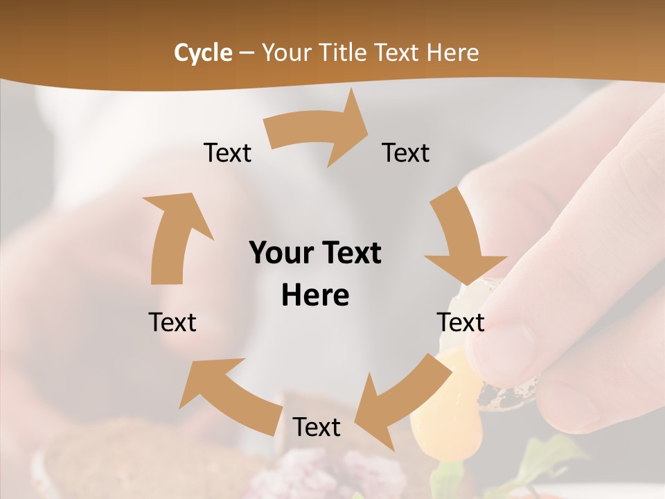 Red Men Cooking PowerPoint Template