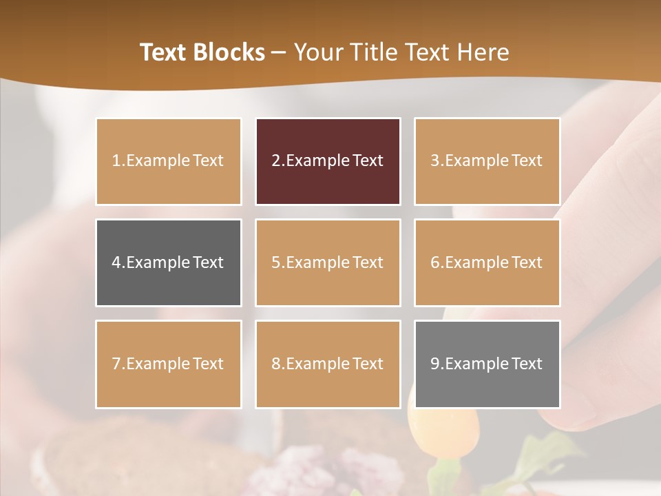 Red Men Cooking PowerPoint Template