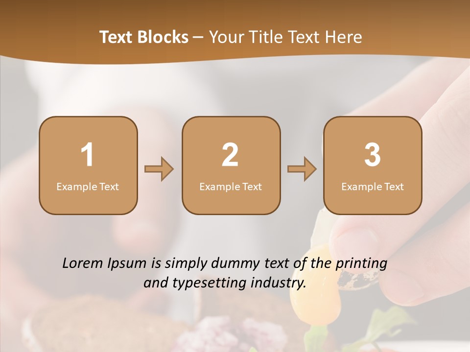 Red Men Cooking PowerPoint Template