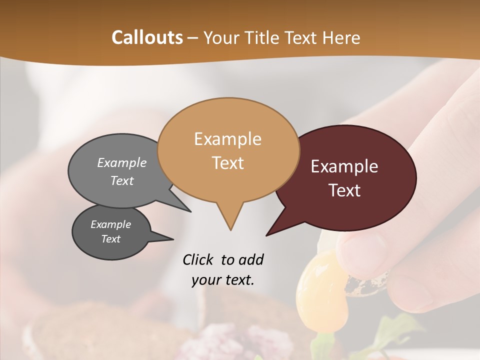 Red Men Cooking PowerPoint Template