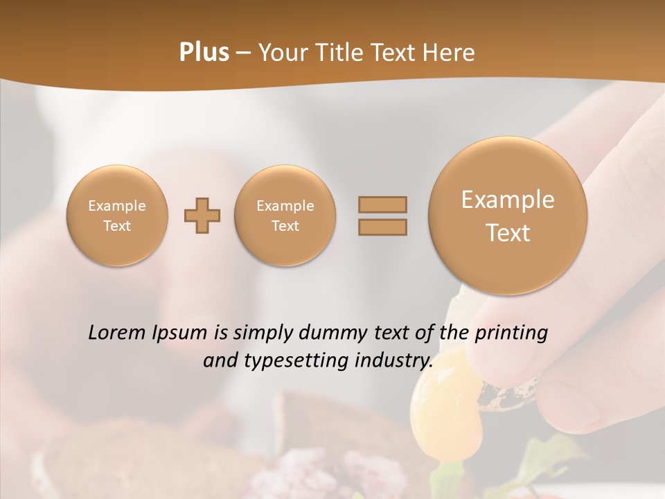 Red Men Cooking PowerPoint Template