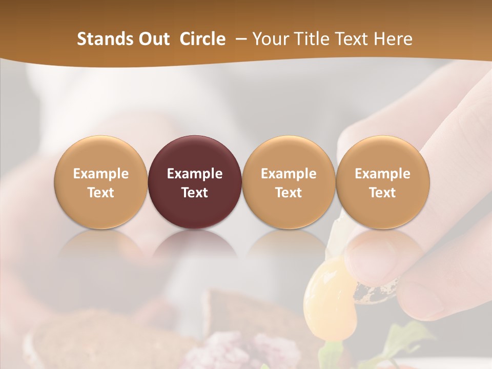 Red Men Cooking PowerPoint Template