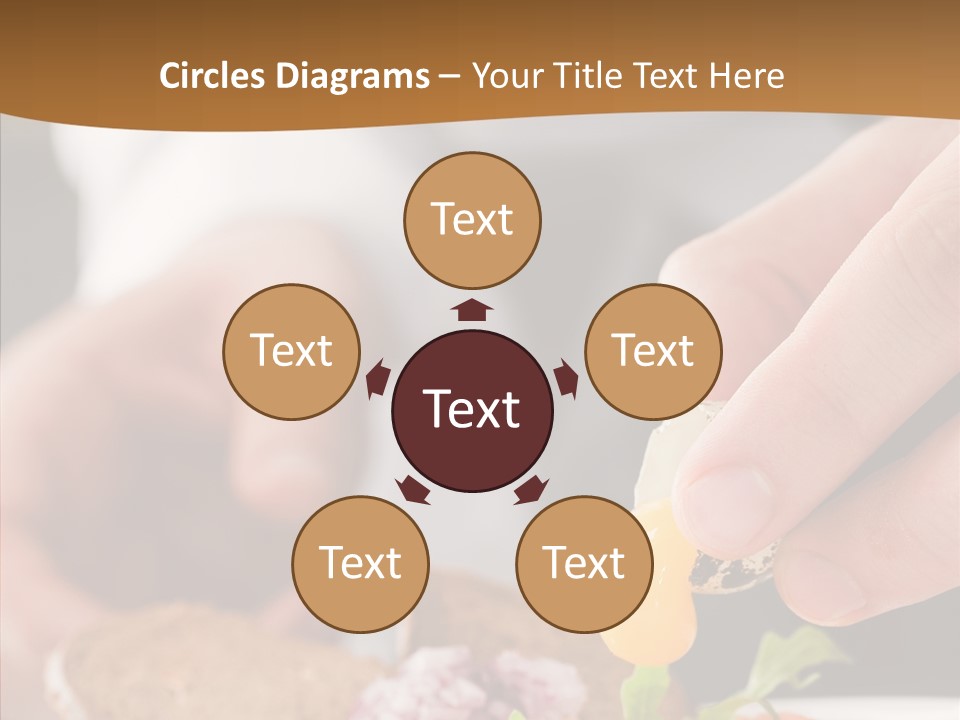 Red Men Cooking PowerPoint Template