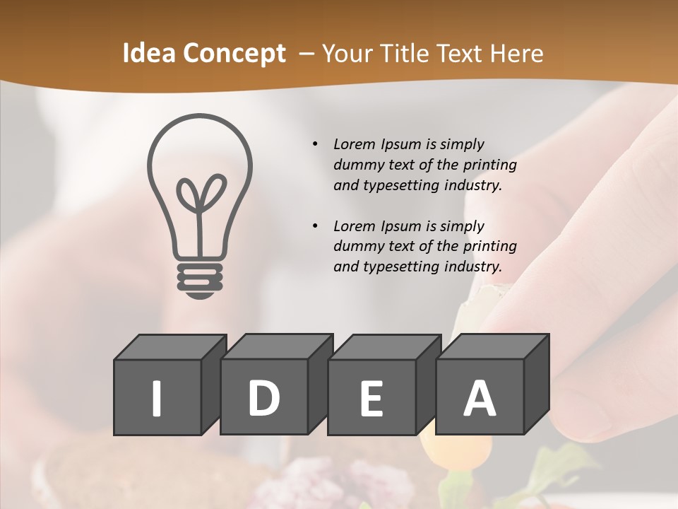 Red Men Cooking PowerPoint Template