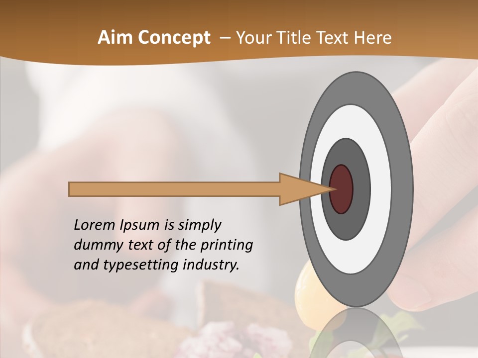 Red Men Cooking PowerPoint Template