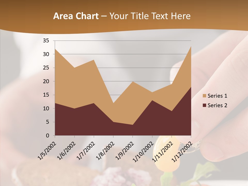 Red Men Cooking PowerPoint Template