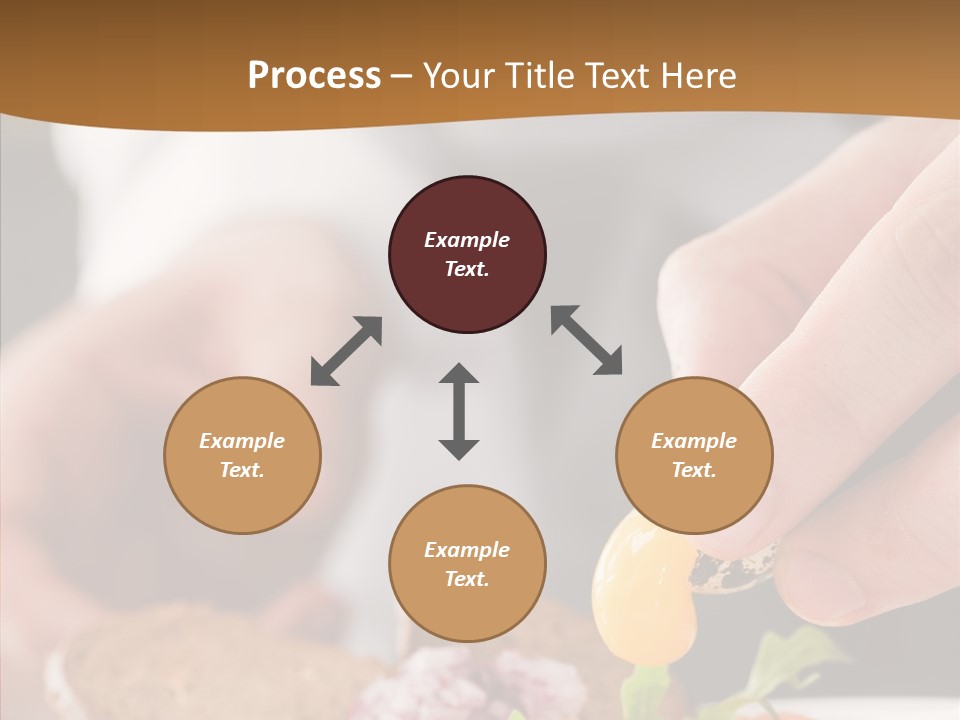 Red Men Cooking PowerPoint Template