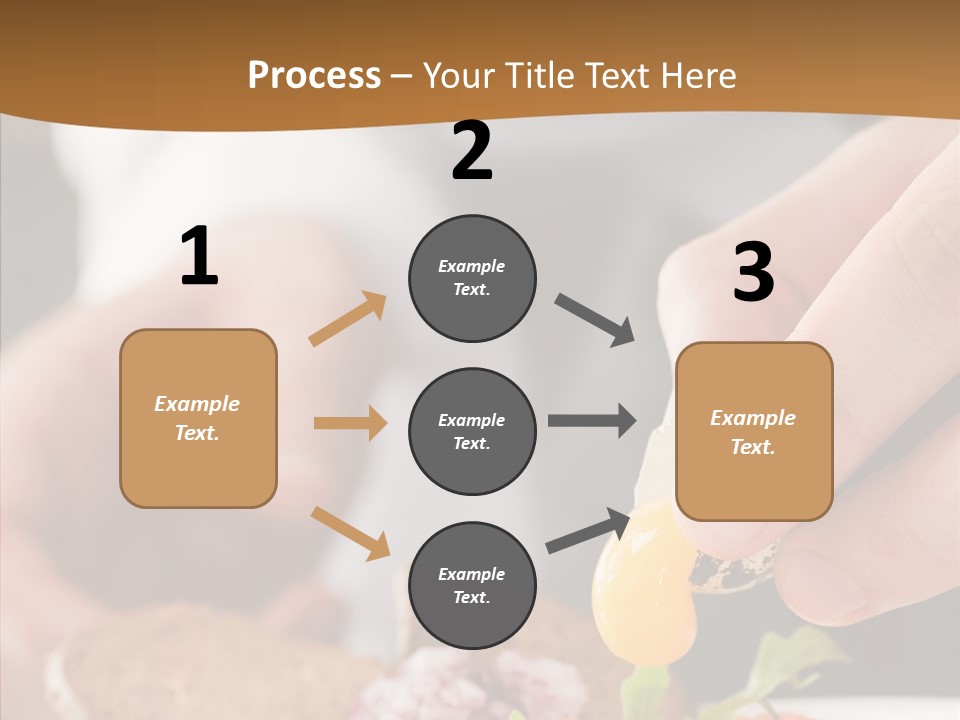 Red Men Cooking PowerPoint Template