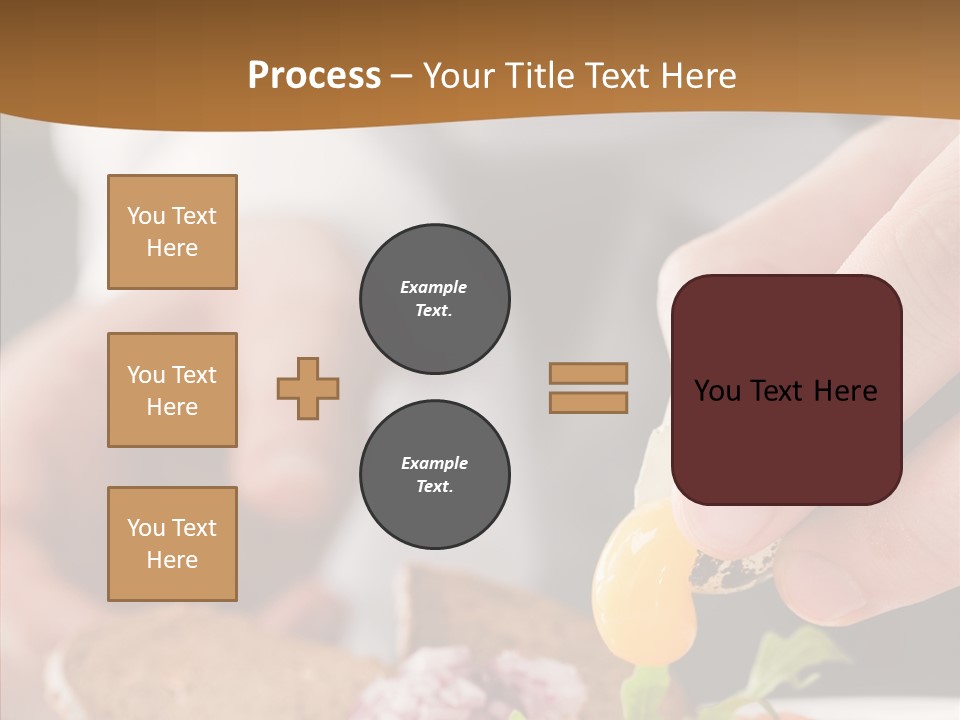 Red Men Cooking PowerPoint Template