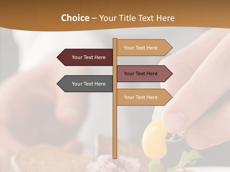 Red Men Cooking PowerPoint Template