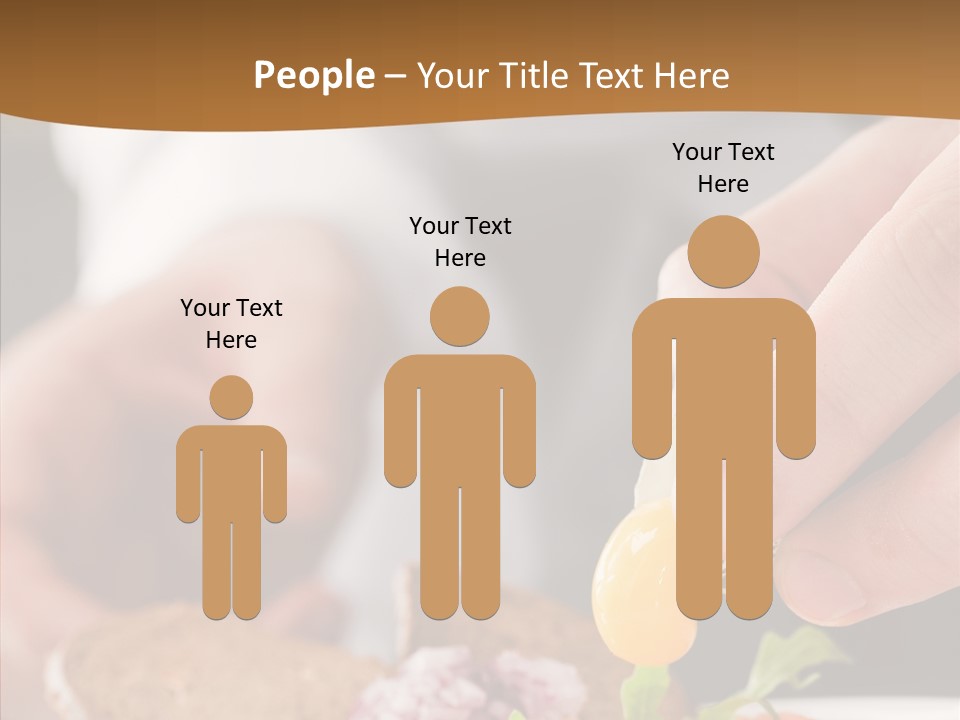 Red Men Cooking PowerPoint Template