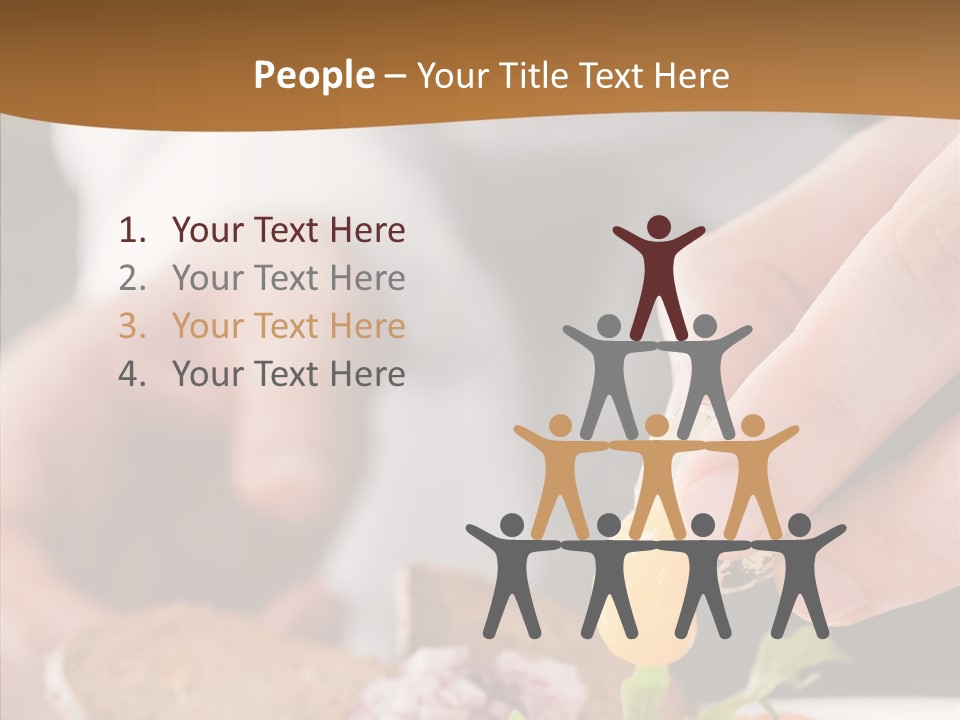 Red Men Cooking PowerPoint Template