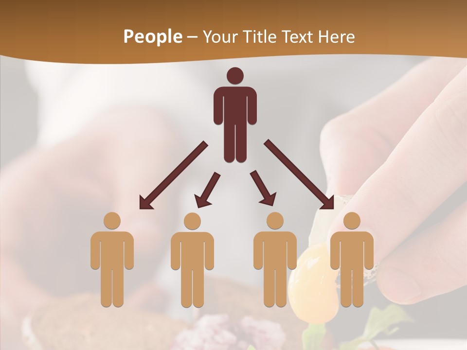 Red Men Cooking PowerPoint Template