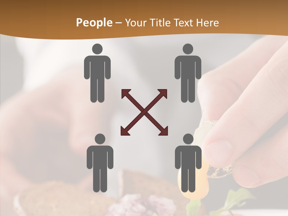 Red Men Cooking PowerPoint Template