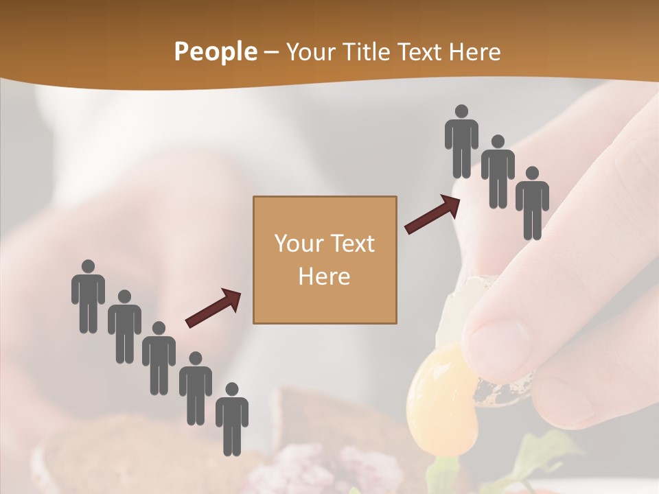 Red Men Cooking PowerPoint Template