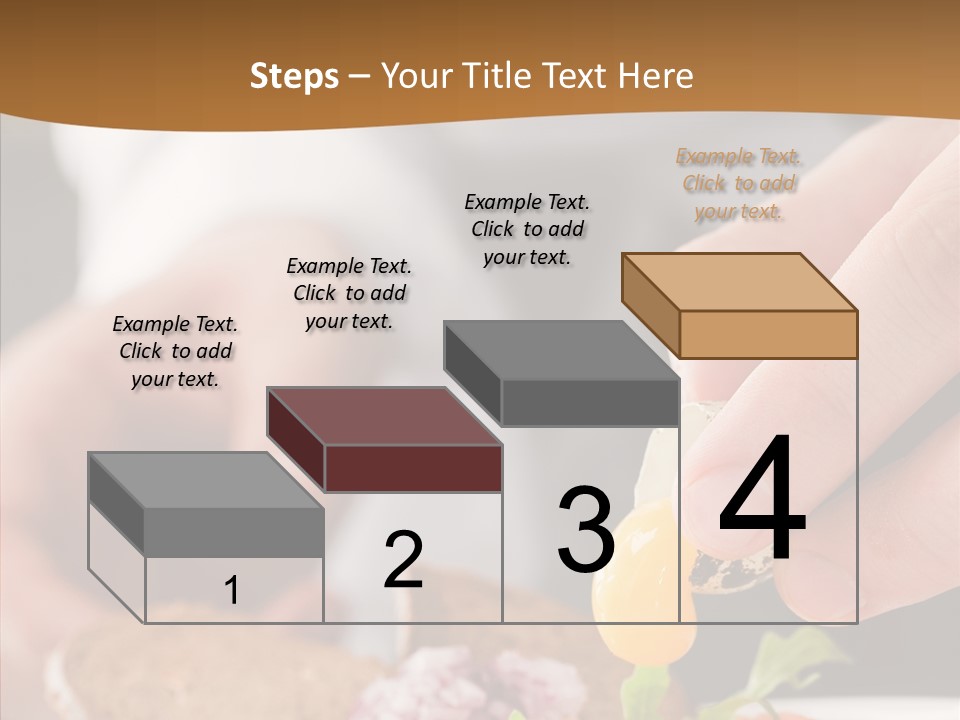 Red Men Cooking PowerPoint Template