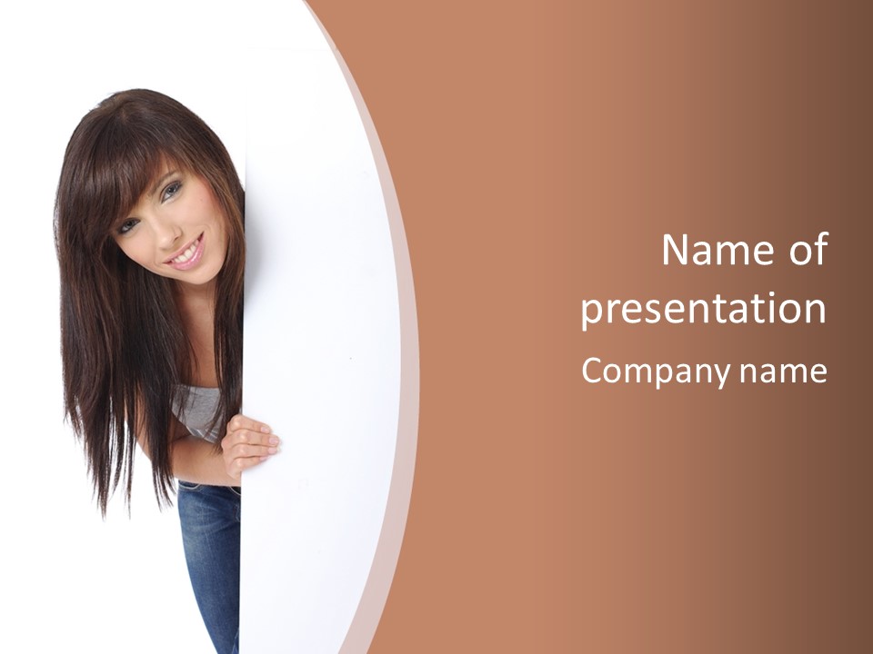 Sign Display Model PowerPoint Template