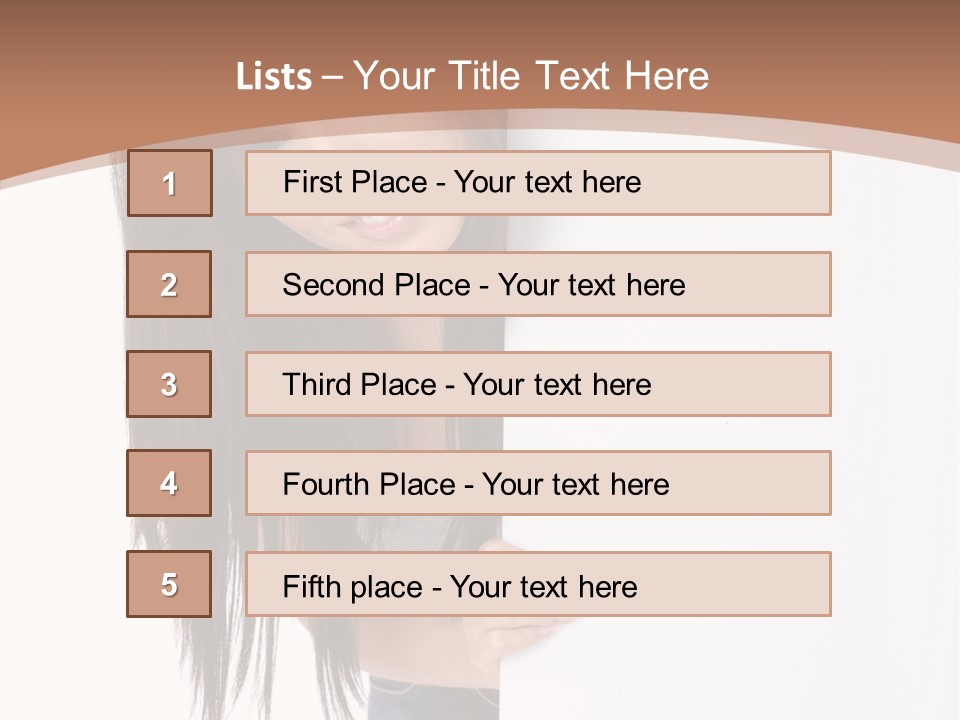 Sign Display Model PowerPoint Template