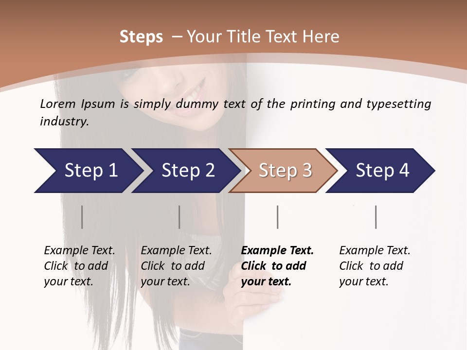 Sign Display Model PowerPoint Template