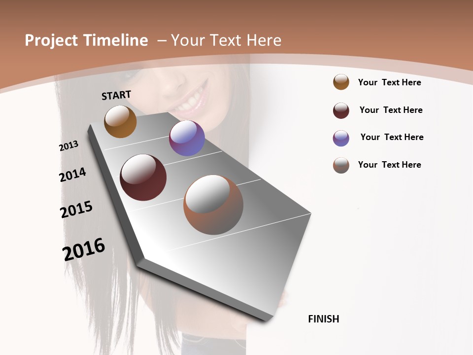 Sign Display Model PowerPoint Template